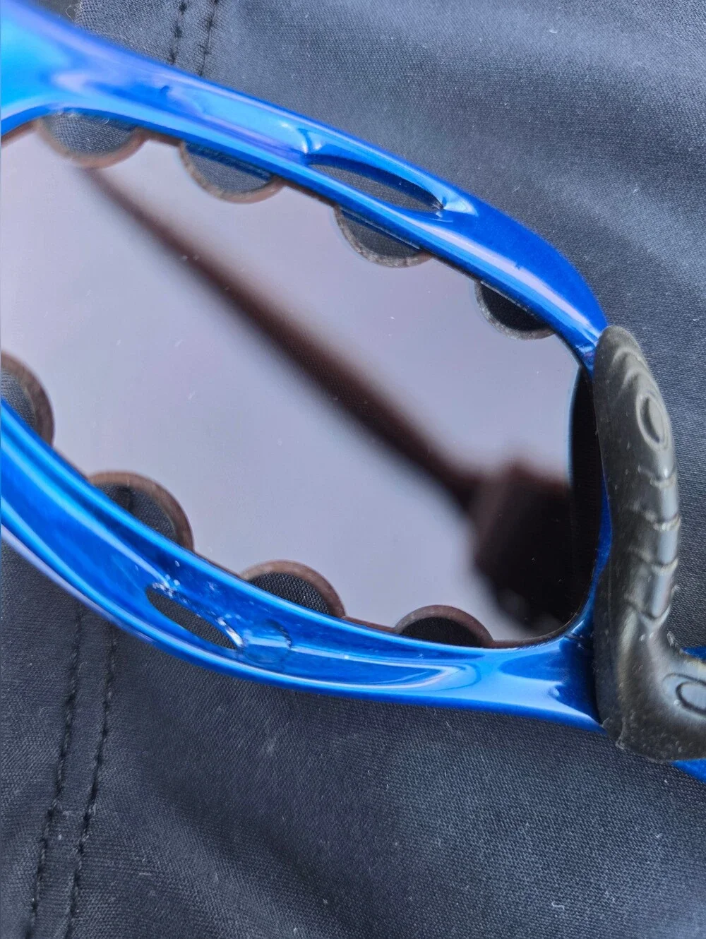 OAKLEY PRO RACING WATER ELECTRIC BLUE/IRIDIUM VENTED SUNGLASSES